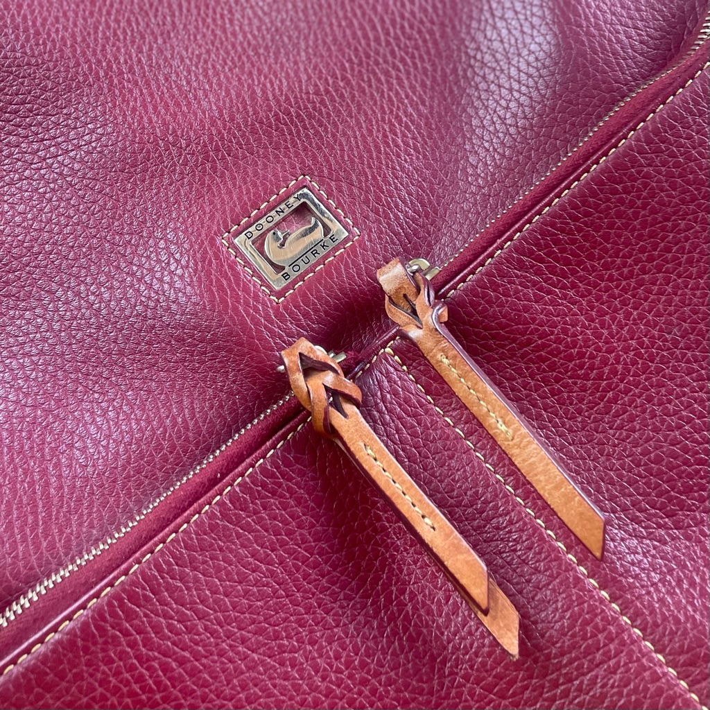 Dooney & Bourke | Os | Dillen Satchel Leather Pebble Grain Zipper Pocket Sac